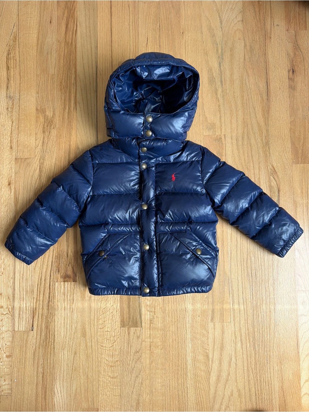 Polo Ralph Lauren Glossed Down Jacket Blue Boys Sze 3T